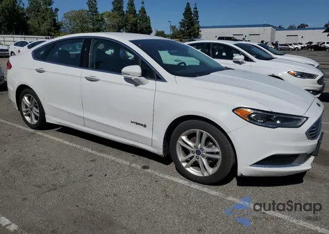 2018 Ford Fusion Se Hybrid из США, поврежденный, VIN 3FA6P0LU0JR118867